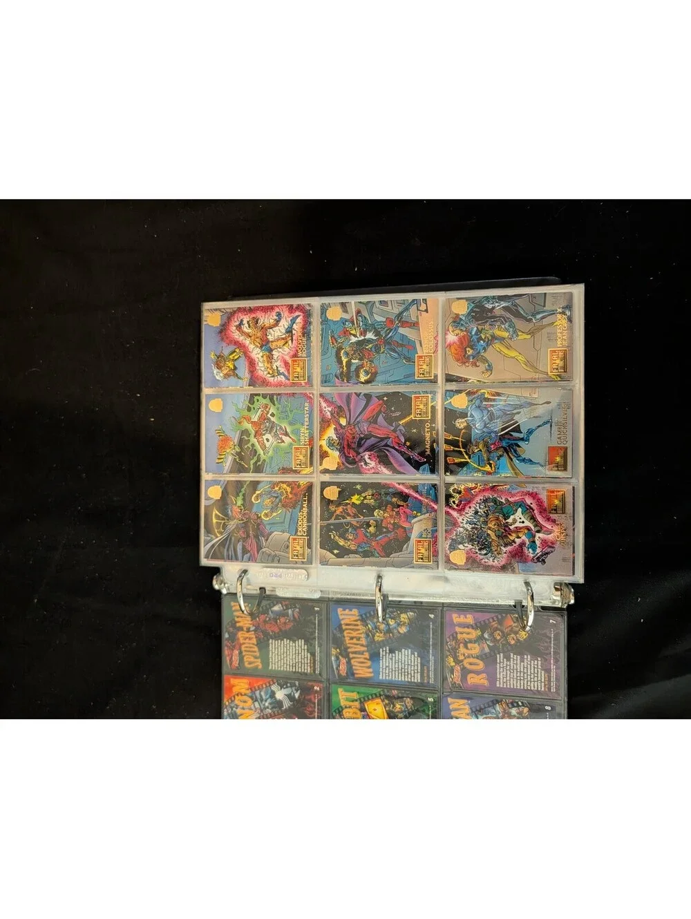 Marvel 1992 Fleer Ultra Trading Card Collection in Binder - Full Series